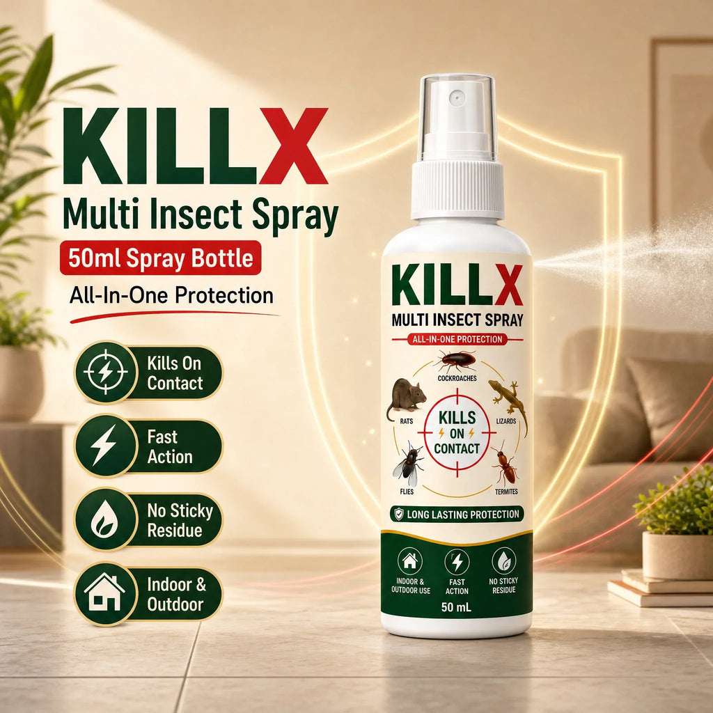 🚨 BUY 1 GET 2 FREE – KILLX Multi-Insect Spray | Powerful Pest Control for Home | Fast & Easy Pest Protection | Wonder Cart