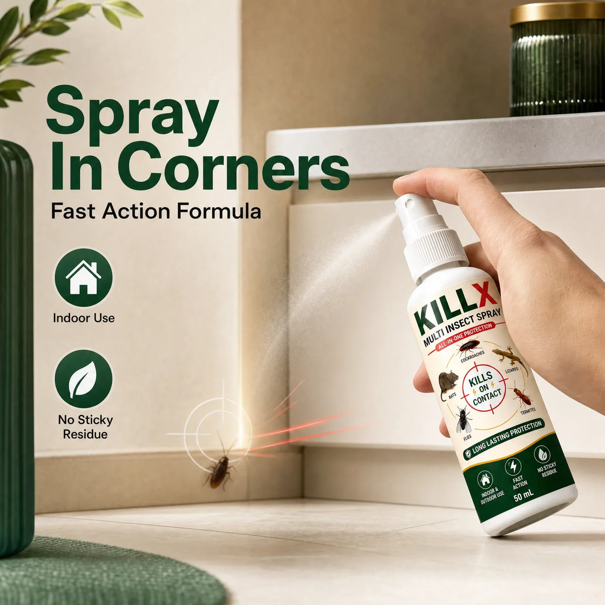 🚨 BUY 1 GET 2 FREE – KILLX Multi-Insect Spray | Powerful Pest Control for Home | Fast & Easy Pest Protection | Wonder Cart
