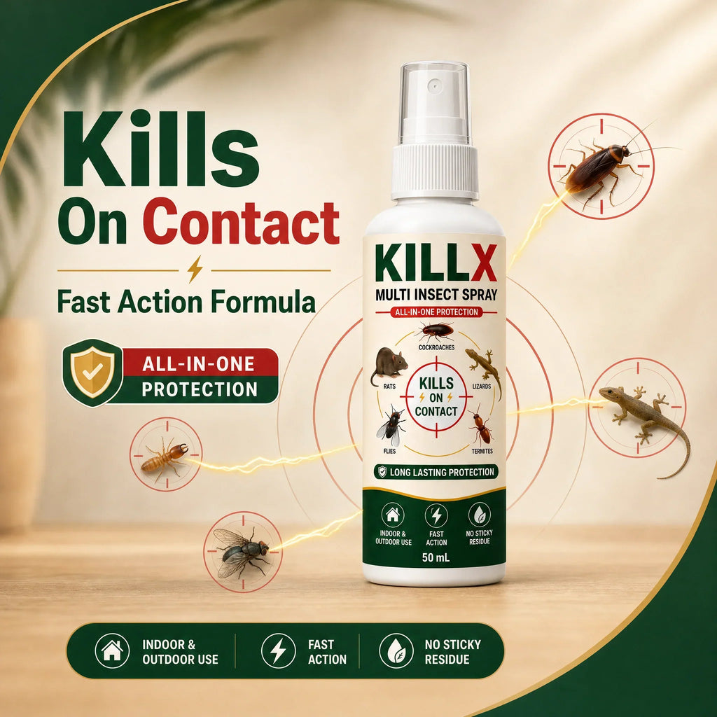 🚨 BUY 1 GET 2 FREE – KILLX Multi-Insect Spray | Powerful Pest Control for Home | Fast & Easy Pest Protection | Wonder Cart